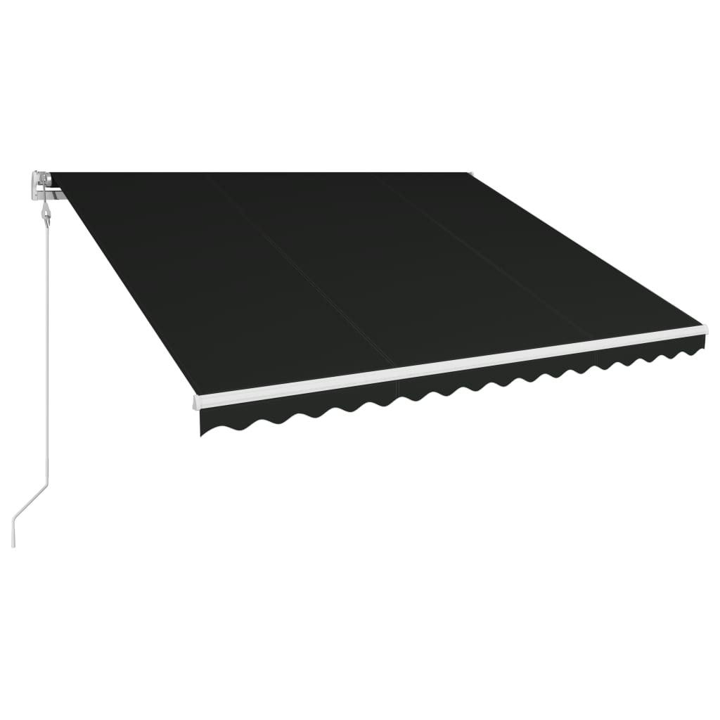 Vidaxl Luifel étend automatiquement l'anthracite de 400x300 cm