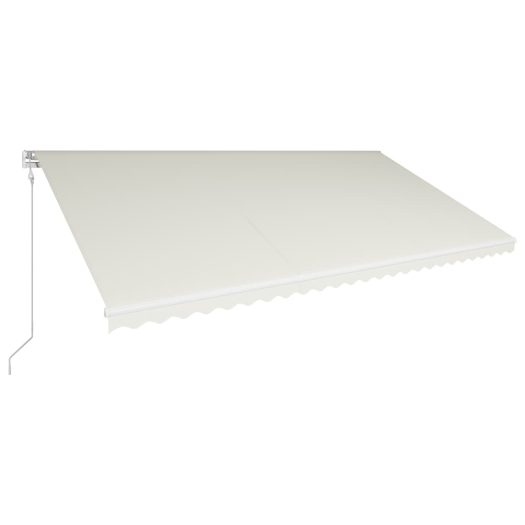 VidaXL Luifel automatisch uittrekbaar 600x300 cm crème