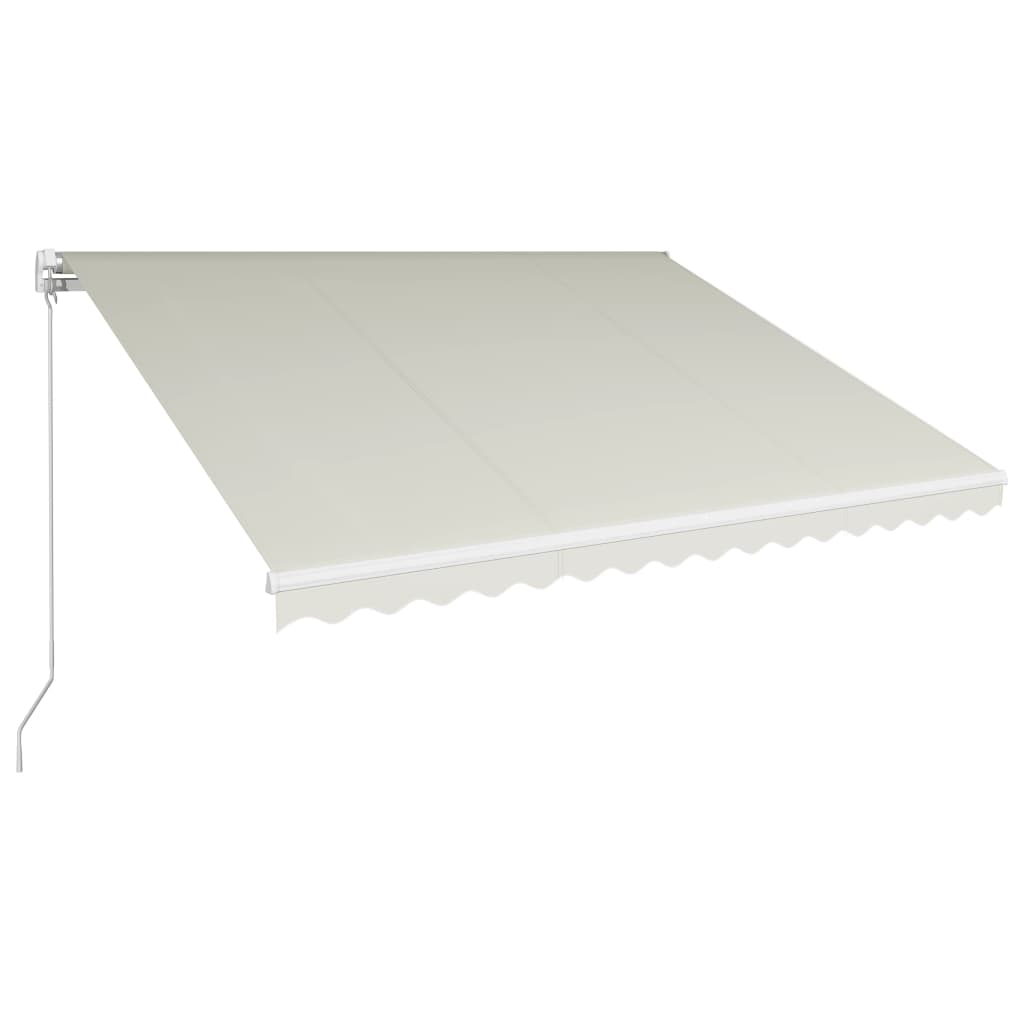 Vidaxl luifel manuell verlängert 400x300 cm Crème