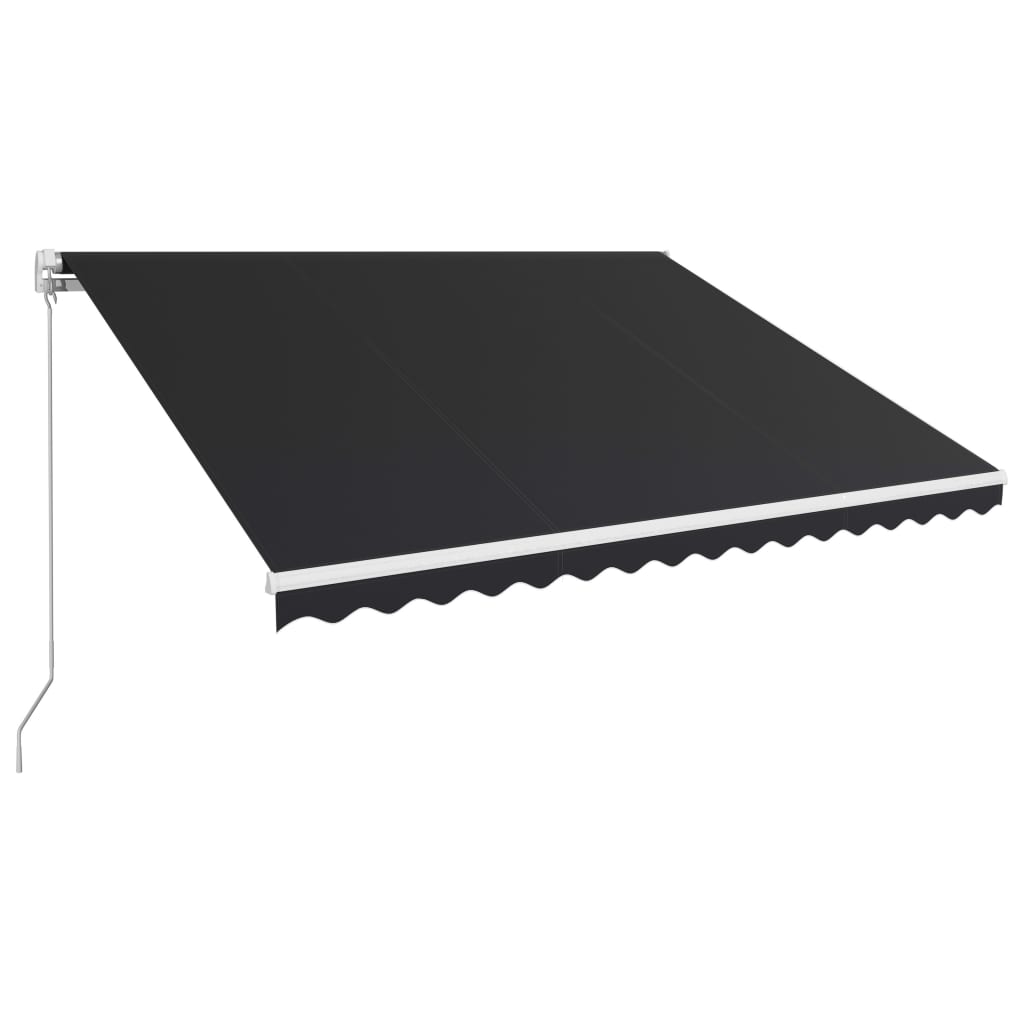 Vidaxl Luifel manually extends 450x300 cm anthracite