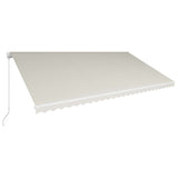 Vidaxl Luifel manually extends 600x300 cm cream