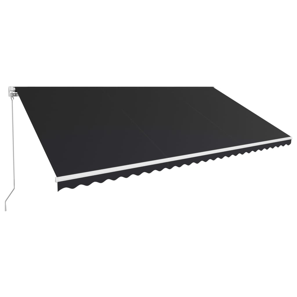 Vidaxl Luifel manually extends 600x300 cm anthracite