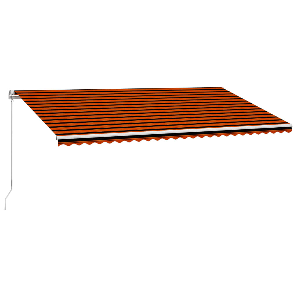 Vidaxl liifel manuell 600x300 cm orange a brong