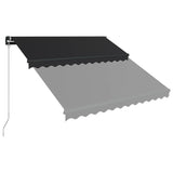 Vidaxl Luifel manually extends 350x250 cm anthracite