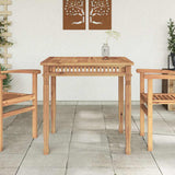 Vidaxl tuintafel 80x80x80 cm massief teakhout