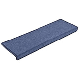 Vidaxl Stair Tappet 15 St 65x25 cm blu