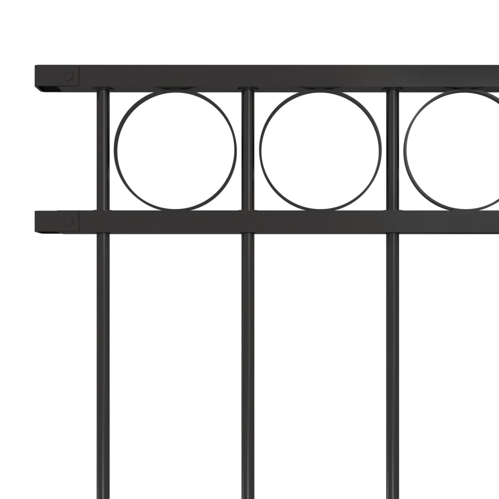 Vidaxl Zënsenpanel 1.7x0.8 m Stol schwaarz