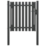 Port vidaxl 1x1,25 m anthracite en acier