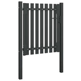 Port vidaxl 1x1,5 m anthracite en acier