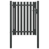 Vidaxl poort 1x1,7 m anthracite en acier