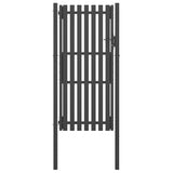 Vidaxl port 1x2.5 m steel anthracite