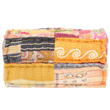 Vidaxl Pouf 60x70x36 cm Patchwork en tissu