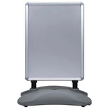 Vidaxl Poster Standard A1 Waterproof Aluminum alloy Gray