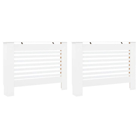 Radiatoroments vidaxl 2 ST 112X19X81.5 cm MDF blanc