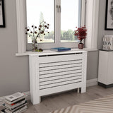 Vidaxl Radiators 2 st 112x19x81.5 cm mdf wäiss