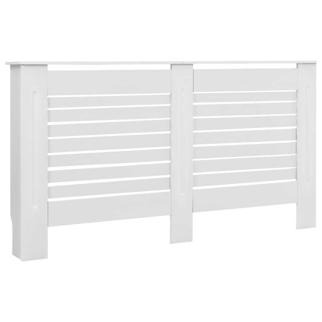 Radiatoroments vidaxl 2 ST 152X19X81.5 cm MDF blanc