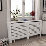 Vidaxl Radiatoroments 2 St 172x19x81,5 cm MDF White