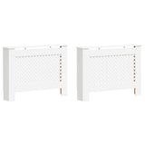 Radiatoroments vidaxl 2 ST 112X19X81.5 cm MDF blanc