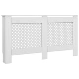 Radiatoroments vidaxl 2 ST 152X19X81.5 cm MDF blanc