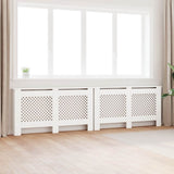 Radiatoroments vidaxl 2 ST 152X19X81.5 cm MDF blanc