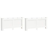 Radiatoroments vidaxl 2 ST 172X19X81.5 cm MDF blanc