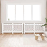 Radiatoroments vidaxl 2 ST 172X19X81.5 cm MDF blanc