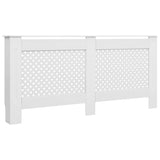 Radiatoroments vidaxl 2 ST 172X19X81.5 cm MDF blanc