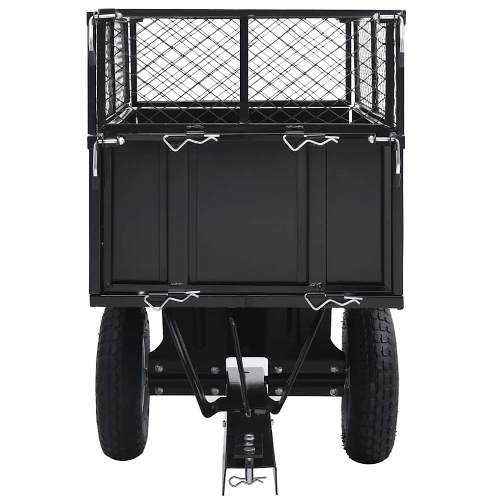 Camion benne Vidaxl pour tondeuses autoportées 150 kg