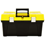 Vidaxxl boîte à outils 595x337x316 mm plastique jaune