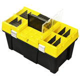 Vidaxxl boîte à outils 595x337x316 mm plastique jaune