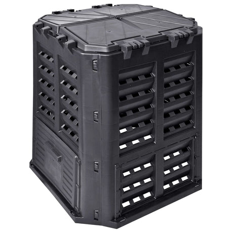 Vidaxx bac à compost 360 l 68,9x68,9x83,9 cm noir