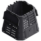 Vidaxx bac à compost 480 l 93,3x93,3x80 cm noir