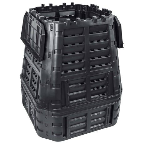 Vidaxx bac à compost 740 l 93,3x93,3x113 cm noir