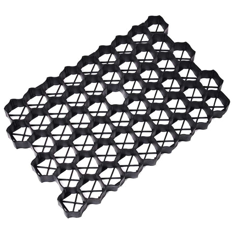 Vidaxxl grilles d'herbe 16 pcs 60x40x3 cm plastique vert