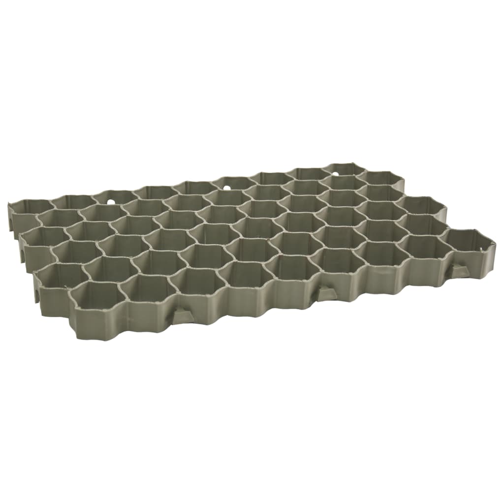 Vidaxl Grass gratings 16 st 60x40x3 cm plastic green