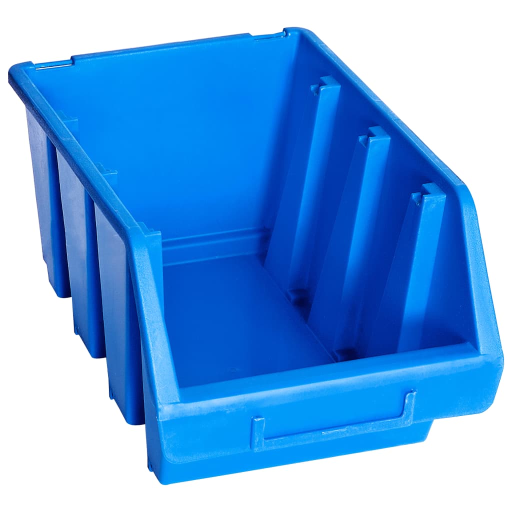 Vidaxl Stapelbakken 20 St Plastic Blue