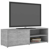 Vidaxl tv-meubel 120x34x37 cm bewerkt hout betongrijs