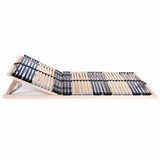 Vidaxl lattenbodems 2 st met 42 latten 7 zones 70x200 cm