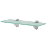 Vidaxl schappen zwevend 2 st 30x10 cm 8 mm glas