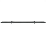 Vidaxl schappen zwevend 2 st 90x10 cm 8 mm glas