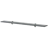 Vidaxl schappen zwevend 2 st 90x20 cm 8 mm glas