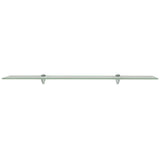 Vidaxl schappen zwevend 2 st 90x20 cm 8 mm glas