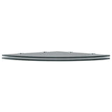 Vidaxl hoekschappen 2 st met chromen dragers 45x45 cm glas zwart