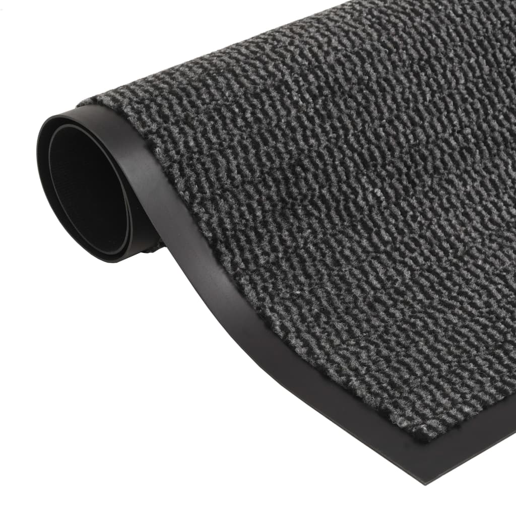 Vidaxl Droogloop Mats 2 PC Prostokątne tufing 60x90 cm antracyt