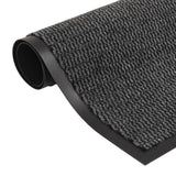 Vidaxl Droogloop Mats 2 PC Rektangulær tuftet 90x150 cm Antracitt