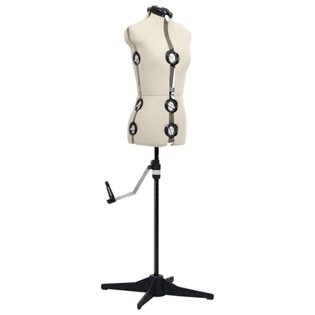Vidaxl mannequin ajusté femme taille 33-40 s crème colorée