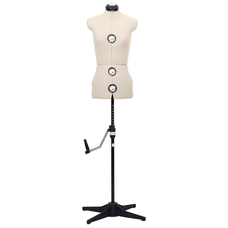 Vidaxl mannequin ajusté femme taille 33-40 s crème colorée