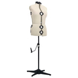 Vidaxl Mannequin Mujer ajustable Tamaño 40-46 m de crema coloreada