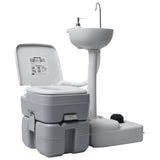 Vidaxl Camps Room and Sink Portable Grey