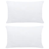 Remplissages de coussin Vidaxl 2 ST 50x30 cm blanc